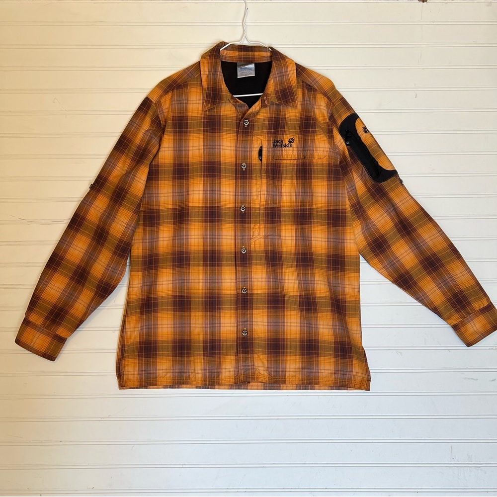 Jack Wolfskin Outdoor Long Sleeve Shirt Size Large